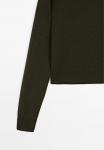 Джемпер Massimo Dutti SHORT KNIT SWEATER, Dark Green - фото 9