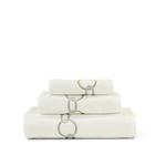 Полотенце для ванны Frette Links с вышивкой 100x150, бежевый - фото 2