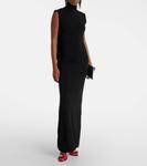 Макси-платье джерси Nina Ricci, Black - фото 2