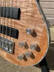 Бас-гитара JLC Guitars Anaheim - Натуральный, Аквамариновый металлический - фото 6