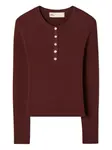 Рифленый топ-хенли Tory Burch, красный - фото