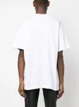 Футболка с графичным принтом MSGM, белый - фото 4