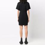 Цепочный принт мини-платье с круглым вырезом Givenchy, черный - фото 5