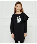 Платье Karl Lagerfeld Kids, черный - фото