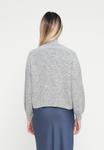 Джемпер VILA VIEMMELIE HIGH NECK PULLOVER, Light Grey Melange/Mottled Light Grey - фото 3