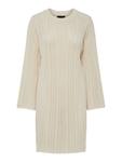 Вязаное платье PIECES Nuka, бежевый - фото
