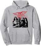 Худи Aerosmith - Live On Stage, серый - фото
