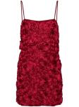 Blumarine платье мини с 3D-декором, красный - фото