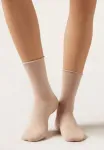 Mit umschlag socks Calzedonia, Pink - фото