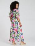 Флоральное платье-макси с запахом South Beach, Multi - фото 4