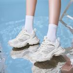 Кроссовки Kappa Chunky Sneakers Women's Low-top Silver, белый - фото 3