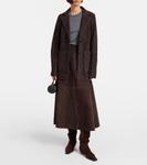 Замшевый блейзер Róhe, Dark Chocolate - фото 2