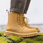 Мужские ботинки Cahhrrn X Martin Boot Men Beige Weishibangwei - фото 18