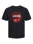 Футболка Jack & Jones, цвет dunkelblau/schwarz - фото 3