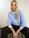 Свитер Phyllis из шерсти Wool Rich Baukjen, Ice Blue - фото 2