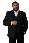 Куртка Men Plus Regular fit Suit Jacket, черный - фото 2