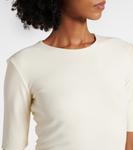 Футболка из джерси Jil Sander, Chalk - фото 4