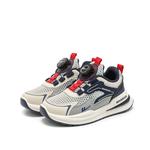 Детские противоскользящие дышащие кеды WARRIOR, бежевый/синий - фото 5