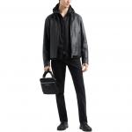 EMPORIO ARMANI Утепленная худи на молнии с капюшоном, Black - фото 9