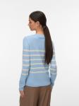 VERO MODA Свитер 'VMSaba' в цвете Sky Blue - фото 4