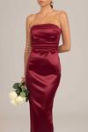 Платье WAL G TALL TALLY BANDEAU MAXI, Wine/Bordeaux - фото 5