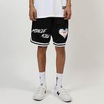 Повседневные шорты унисекс MIRACLE KILL, черные с черной молнией - фото 11