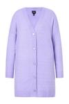 Вязаный кардиган Ulla Popken, лавандовый - фото