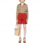 Блузка Max Mara Gallura MaxMara, коричневый - фото 3