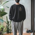 Унисекс худи Nike черное - фото 6