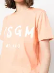 Футболка с логотипом MSGM, оранжевый - фото 5