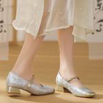 Туфли Мэри Джейн для женщин TAFN, Ecru - фото 9