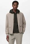 Куртка Mango Bomber Jacket, Ice Grey/Grey - фото