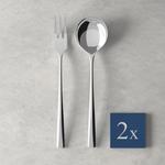 Набор столовых приборов Villeroy & Boch Besteck 4 предмета, серебристый - фото 2