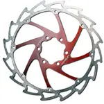 Тормозной диск MASSI Disc Ultralight Anodized 160 mm, красный - фото