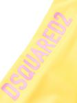 Dsquared2 плавки бикини с логотипом, желтый - фото 3