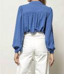 Блуза Skylar в синем цвете line and dot - фото 2