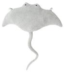 Подушка Crochetts Plüschtier Rochen, серый - фото