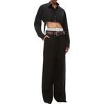 Футболка женская черная Alexander Wang - фото 3