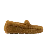 Лоферы Prada Wmns Shearling Driving Loafer 'Caramel', коричневый - фото