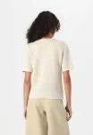 Slfvinna structure o neck basic tshirt Selected, Birch - фото 3