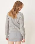 Легкий кардиган в рубчик JDY серого цвета - фото 4