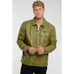 Кожаная куртка JCC "3102231", оливковый - фото 6