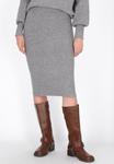 Юбка DreiMaster Pencil skirt, Grey Melange/Grey - фото