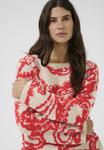 Джемпер Cream Jumper, Red Paisley/Red - фото 4