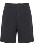 Eleventy льняные шорты с карманами, синий - фото