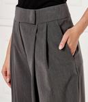 Штаны отче Flare fit Pinko, серый - фото 4