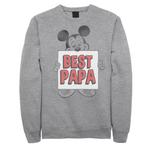 Мужской свитшот Disney Mickey Mouse Best Papa Licensed Character - фото