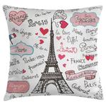 Наволочка twentyfour Paris, 50 см цвет weiß/rosa - фото