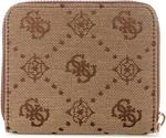 Кошелек GUESS Melinda Quattro G Small Zip-Around, Latte Logo - фото 3