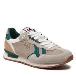 Кроссовки Pepe Jeans Brit Retro M PMS40004 Ecru White 814, экрю - фото 2